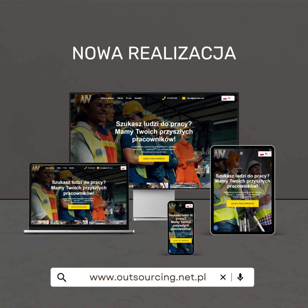 AJV - realizacja strony