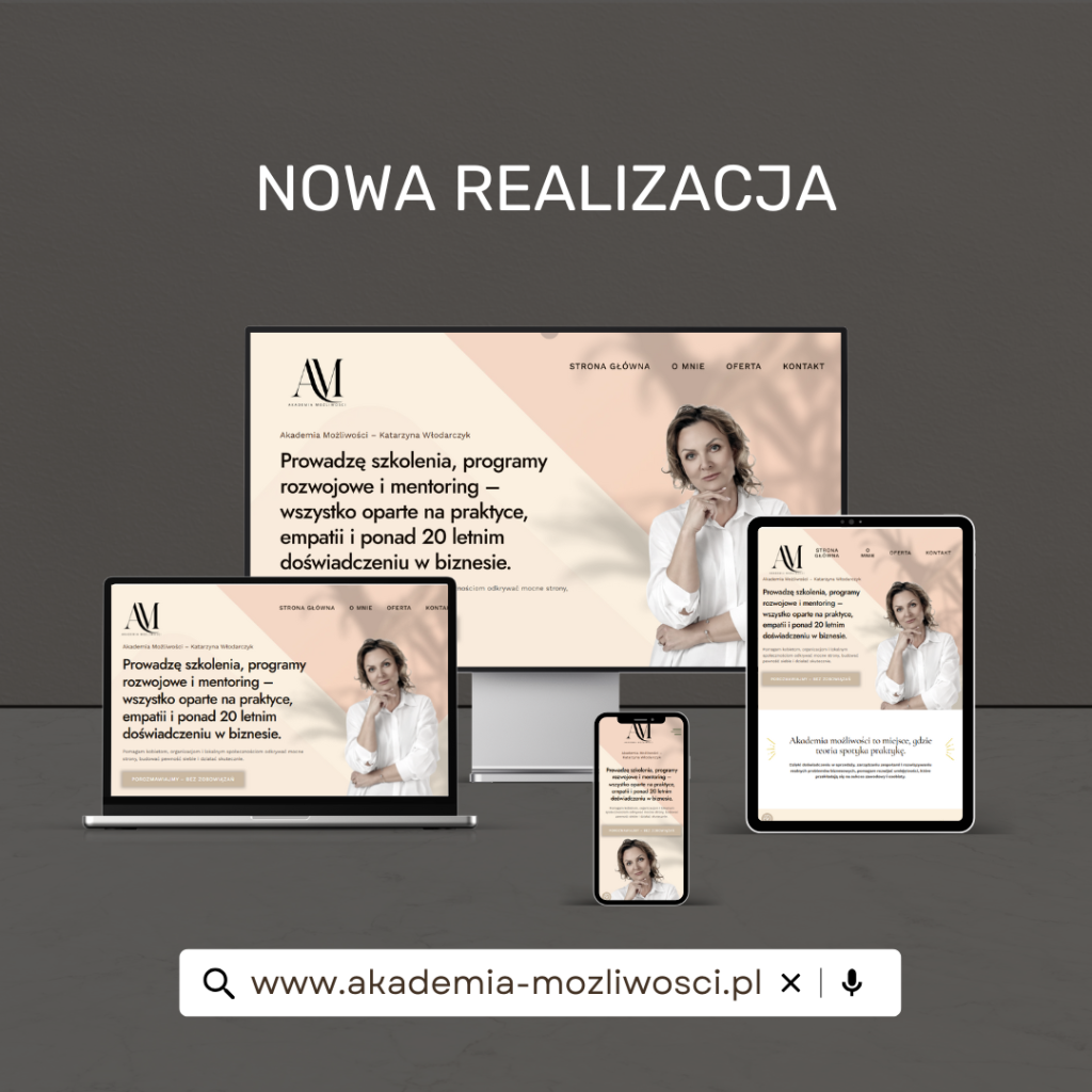 Akademia Możliwości - realizacja strony