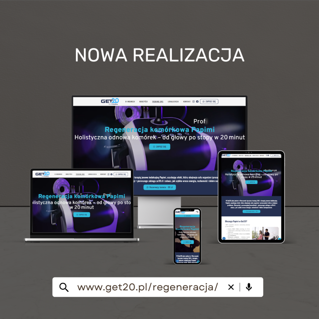 GET20 — Regeneracja komórkowa - realizacja strony
